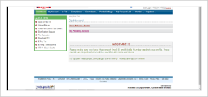 INCOME TAX REFUND STATUS ONLINE TRACKING